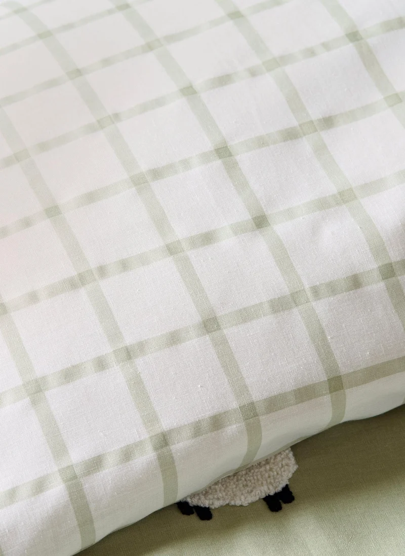 Matalan Green Green Boucle Sheep Duvet Set  | Best Price UAE